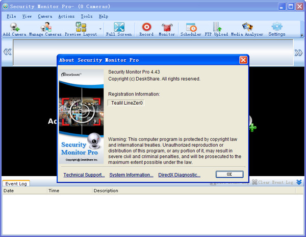 deskshare security monitor pro serial