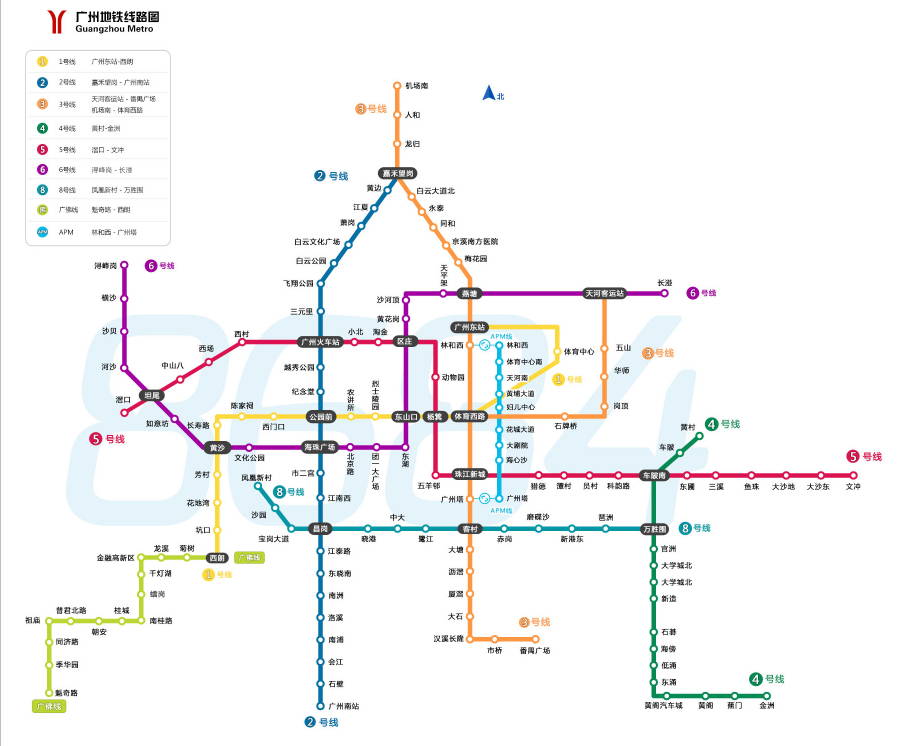 2015广州地铁高清线路图下载|广州地铁线路图