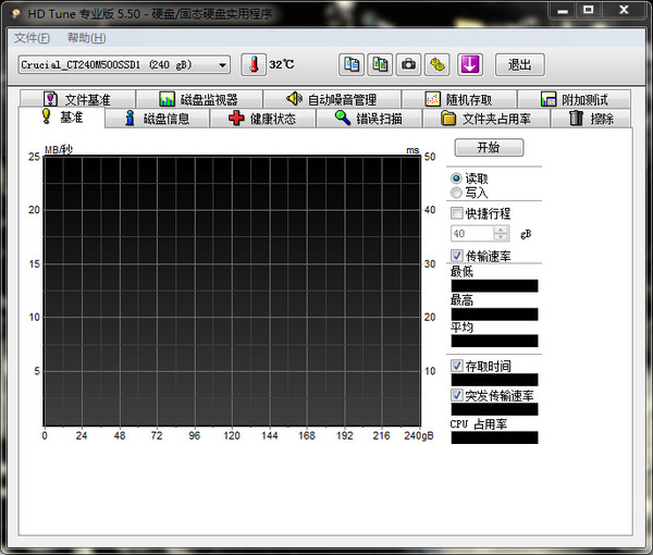 hdtunepro5.5 中文版_硬盘检测工具