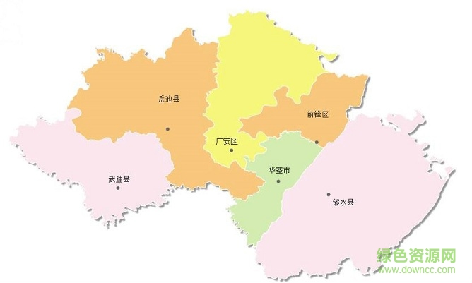 广安市地图高清版下载|广安市地图全图高清版