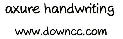 axure_handwriting_font_free_